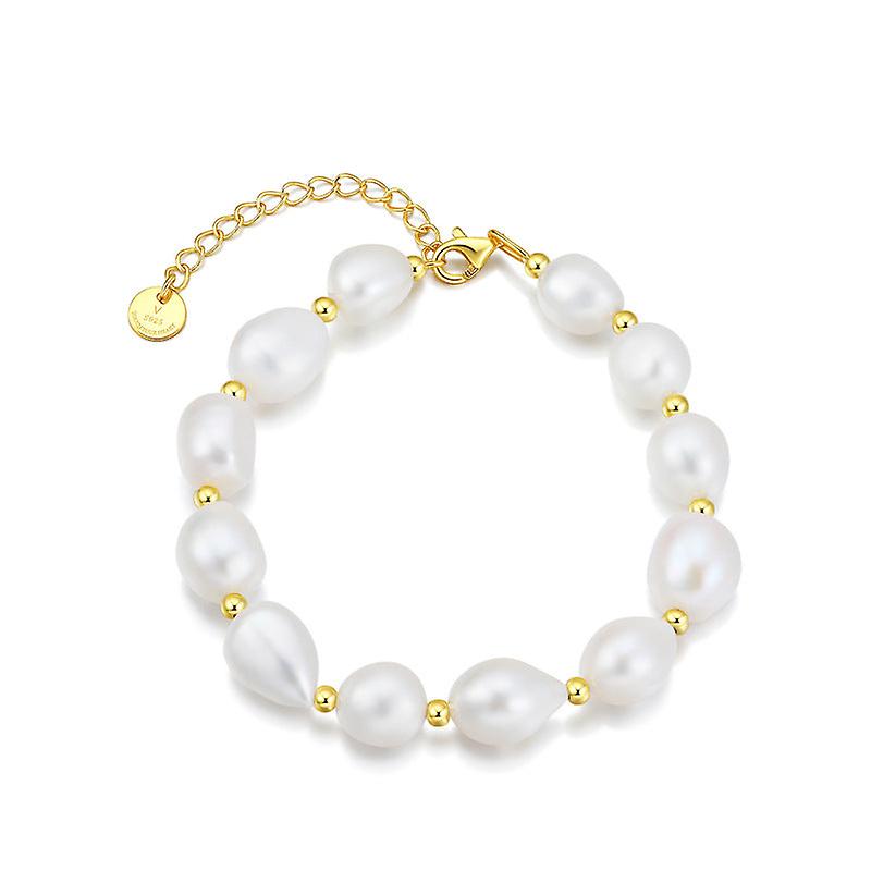 Bracelet Tassel Chain Jewelry Gift For Women Teen Girls 925 Sterling Silver Pearl Fashion Geometric