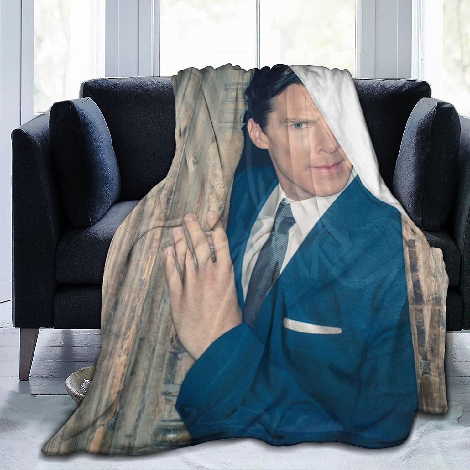 Benedict Cumberbatch Flannel Fleece Throw Blanket Queen Size All Season Super Soft Cozy Blanket for Bed Or Couch ABD27511