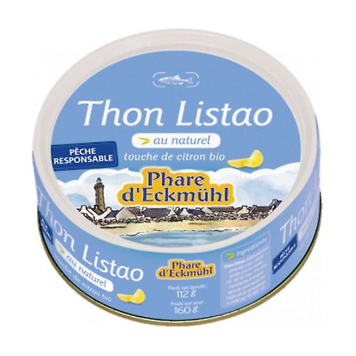Natural Skipjack tuna with a touch of organic lemon 160 g