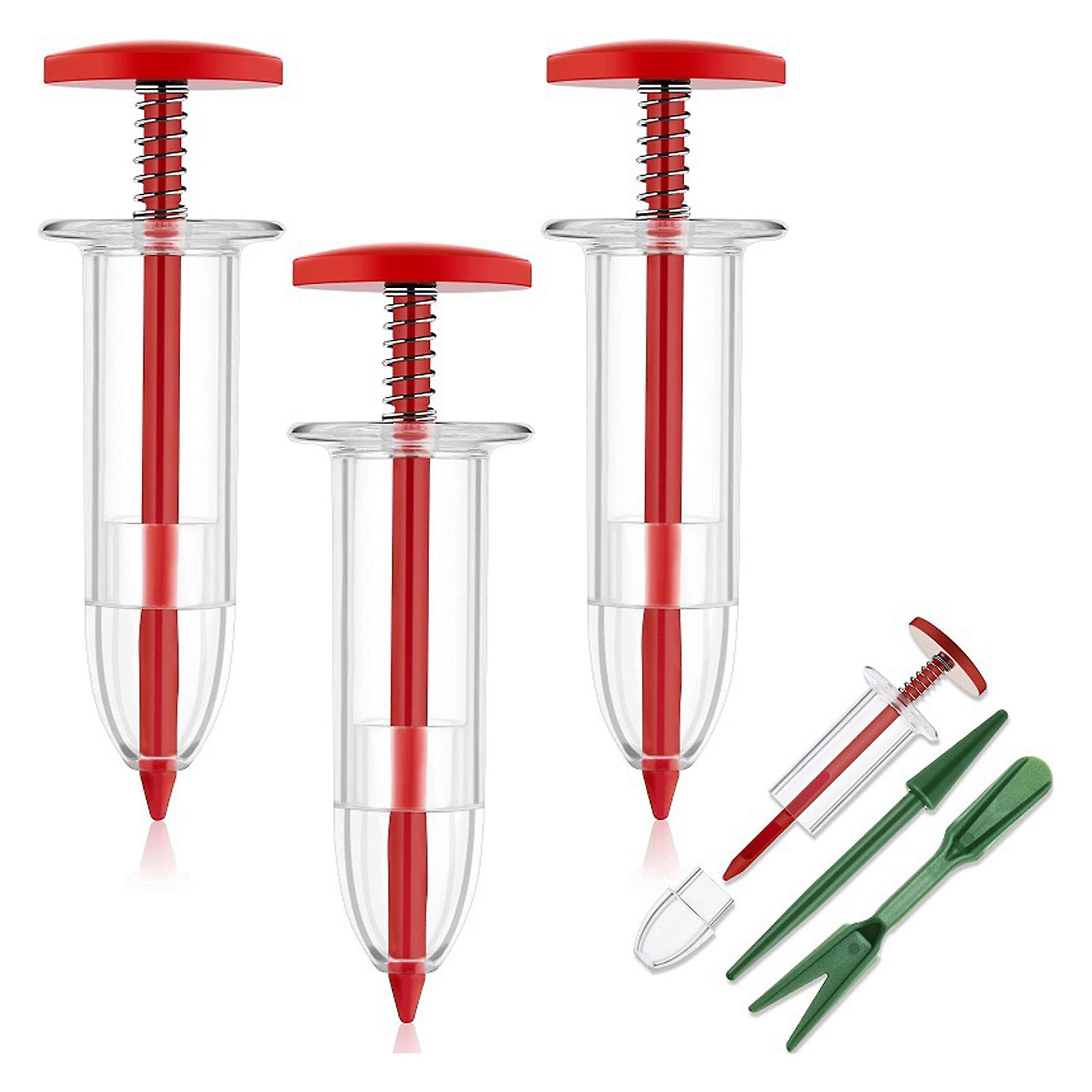 Mini Handheld Seeder 6-Piece Set Reusable Practical Planting Supplies for Garden Yard