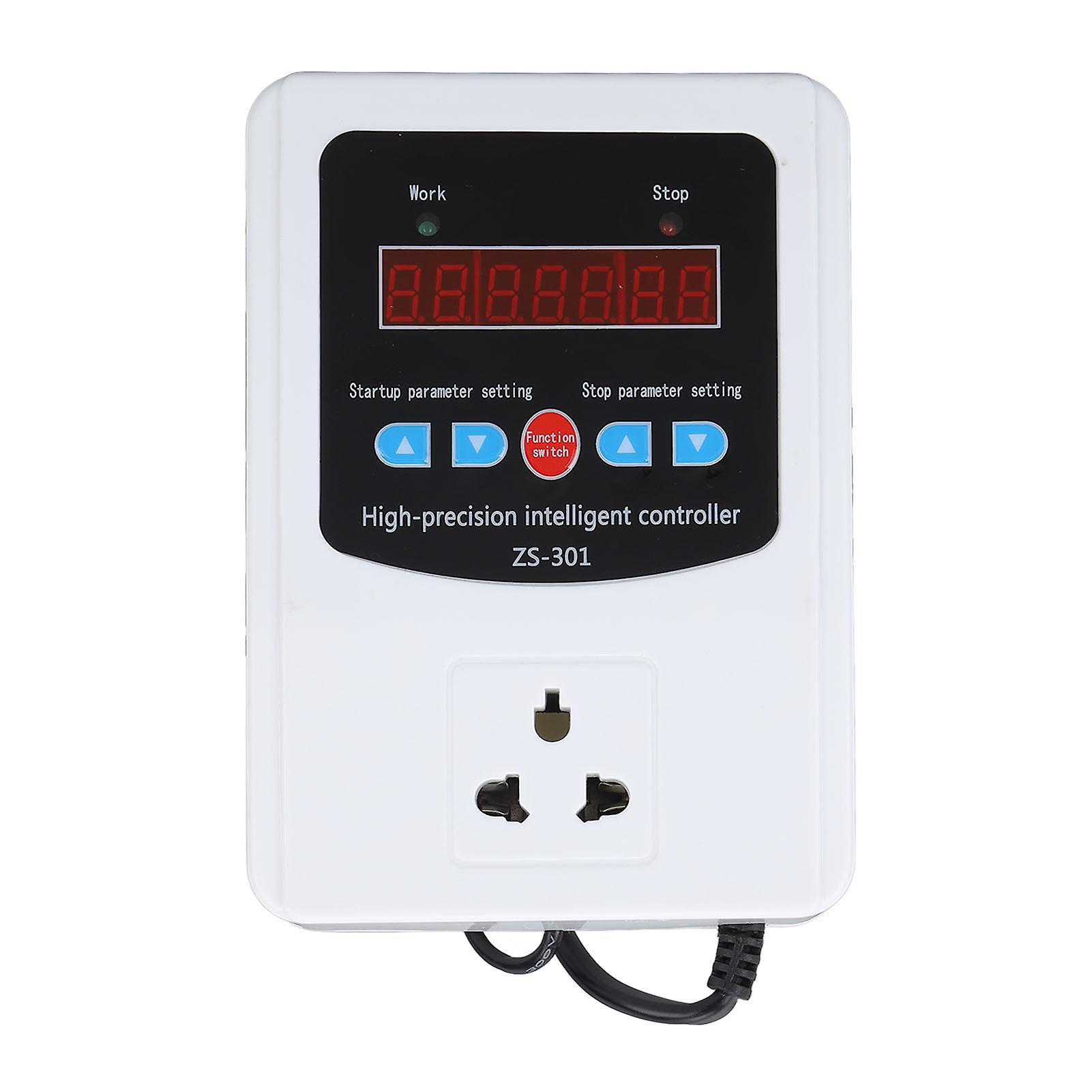 1500W Digital Humidity Controller LCD Display Humidistat Plastic Timing Air Humidity Controller for Home Farm Greenhouse EU Standard 220V