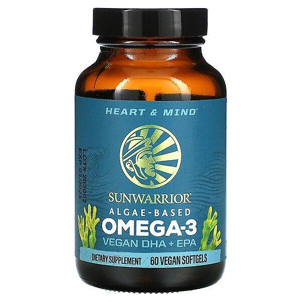 Sunwarrior, Algae-Based Omega-3, Vegan DHA + EPA, 60 Vegan Softgels