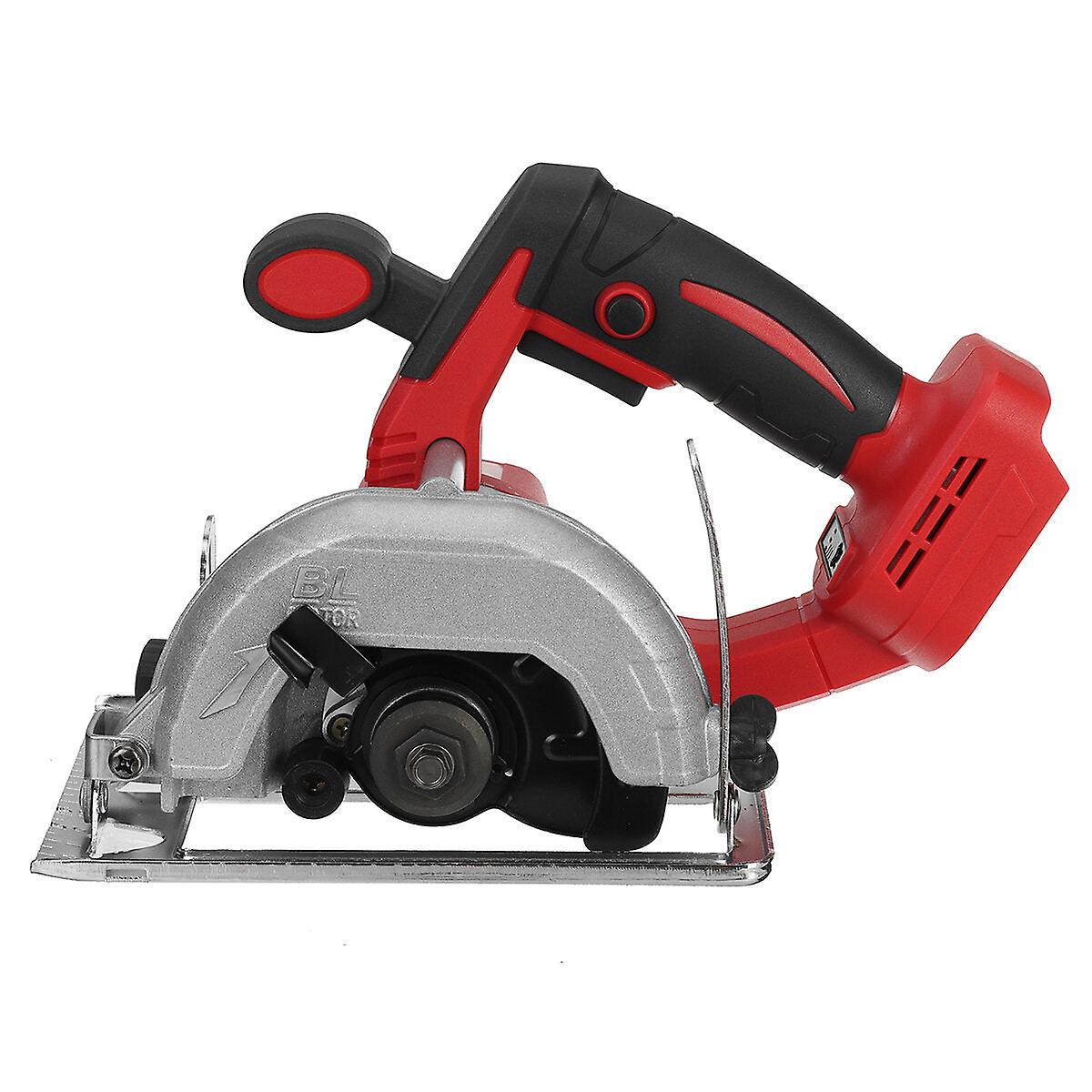 10800Rpm 5inch Red Electric Circular Saw Tool Cutting Machine For Makita 18-21v Battery