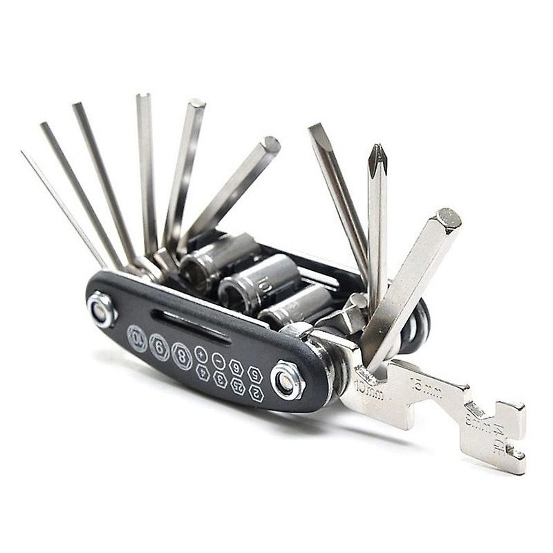 Mountain Bike Portable Socket Multipurpose Wrench Bicycle Multi Tool Screwdriver Motorcycle Allen Fix Touring Pocket