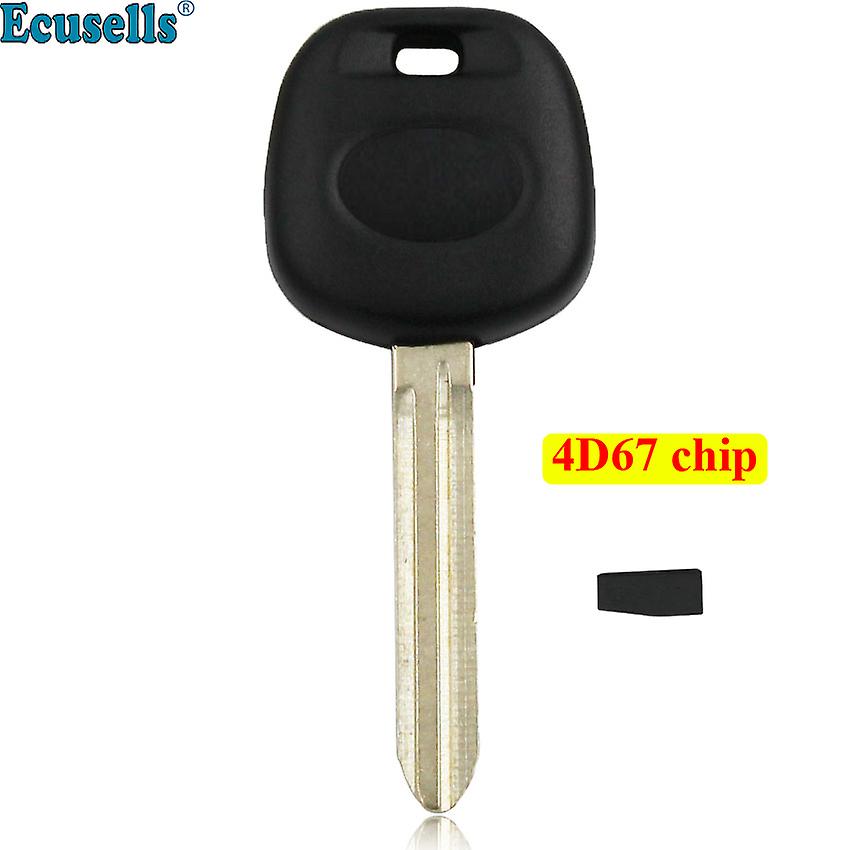 1pc / 5pcs înlocuire transponder aprindere cheie goală cu cip 4d67 id67 pentru Toyota 4runner Hiace Highlander rav4 jucărie netăiată43