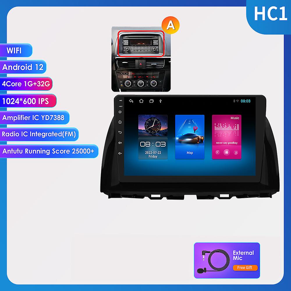 Android 12 Car Radio Multimedia Player For Mazda Cx5 Cx-5 2012 2013 2014 2015 Gps Stereo 2din 4g Wifi Carplay 10.1"head Unit