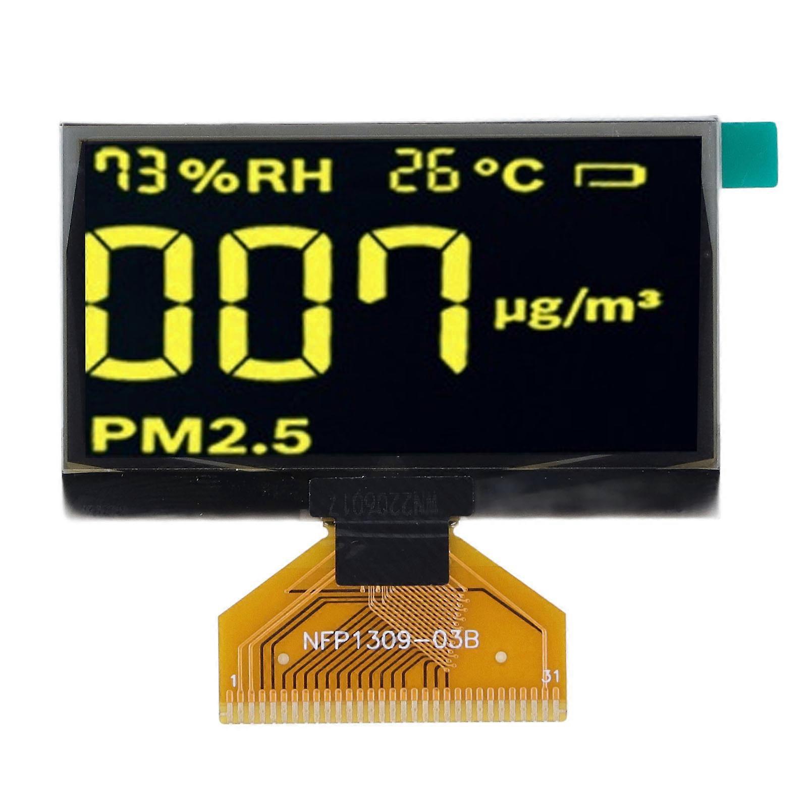 2.42in Display Screen Module Organic Light Emitting Diode Screen SSD1309 Welding Installation Display Module Yellow