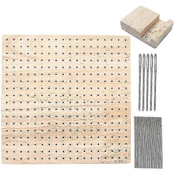 Crocheted block board in rubber, crocheted accessory - Snngv-c