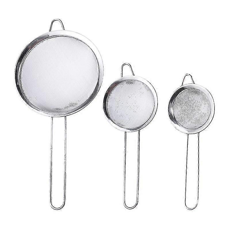 3pcs Kitchen utensils,  Kitchen Steinless Steel Strainers