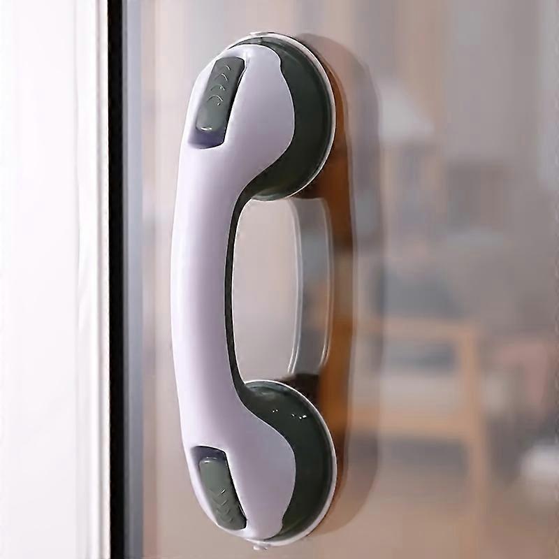 Modern Non-Slip Shower Handle, Easy Install, Powerful Suction, Safety Grip, Contemporary Design for Bathroom Security