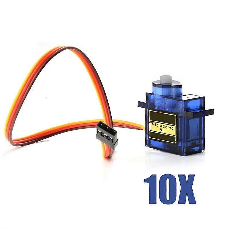 1510 Pcs Mini Sg90 Micro Servo Motor For Rc Robot Helicopter Airplane Controls Car Boat Eig88