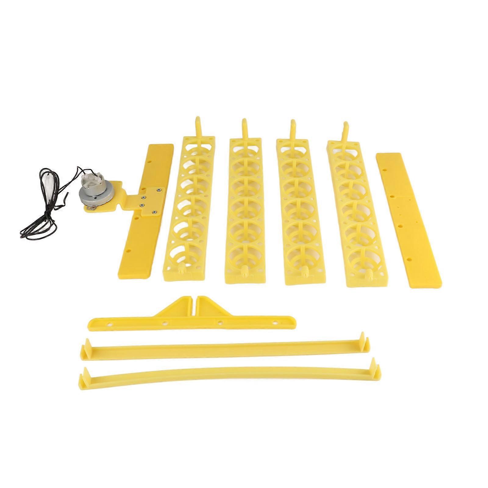 Egg Turning Tray Professional 24 Eggs Capacity Efficient Quiet Egg Incubation Tray for Duck Chicken Peacock Goose DC12V