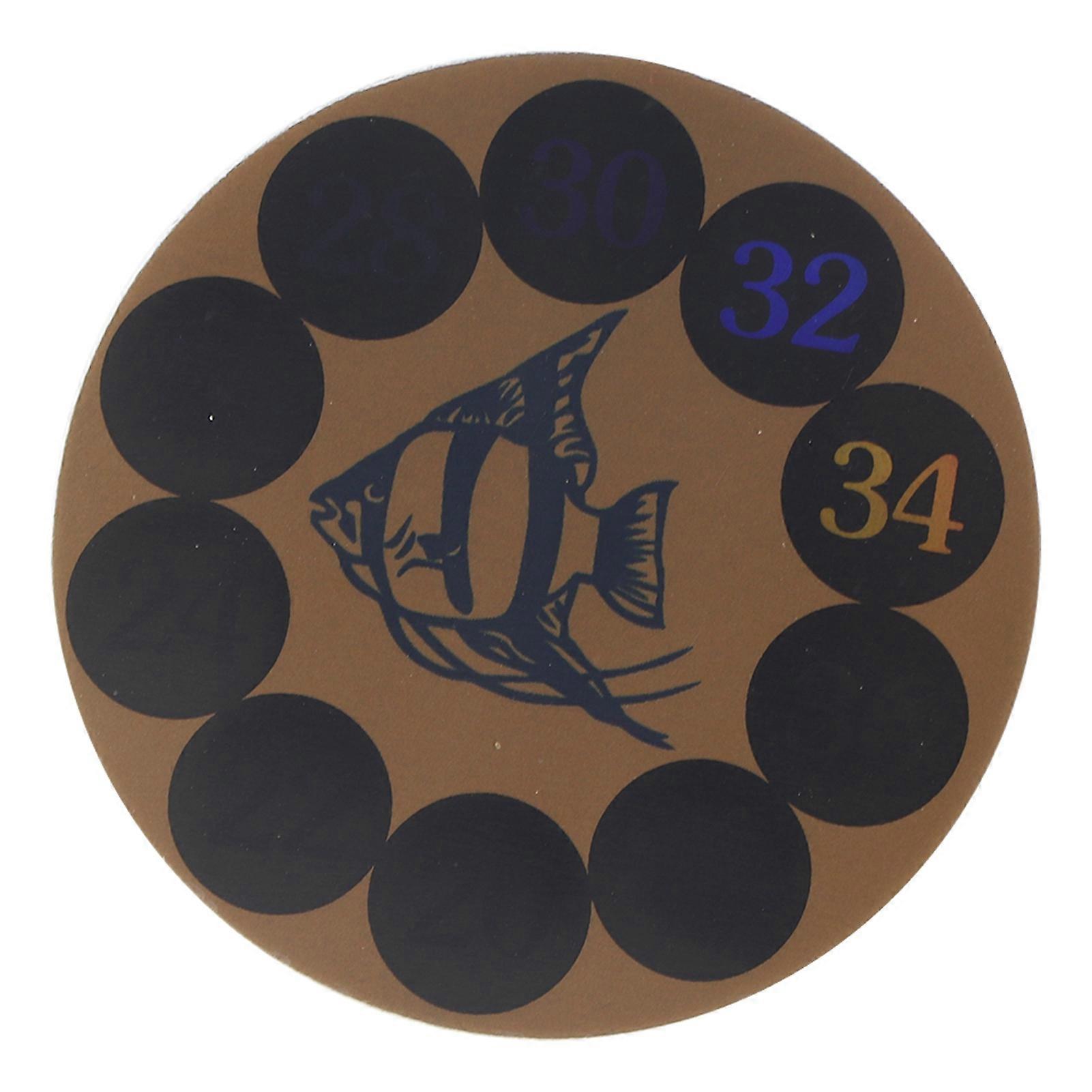 Autocolant termometru acvariu cu afișaj digital, bandă adezivă pentru indicator de temperatură, bandă rotundă