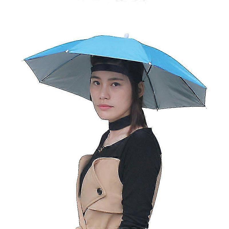Foldable Umbrella Hat Sun Hat Golf Fishing Hiking Camping