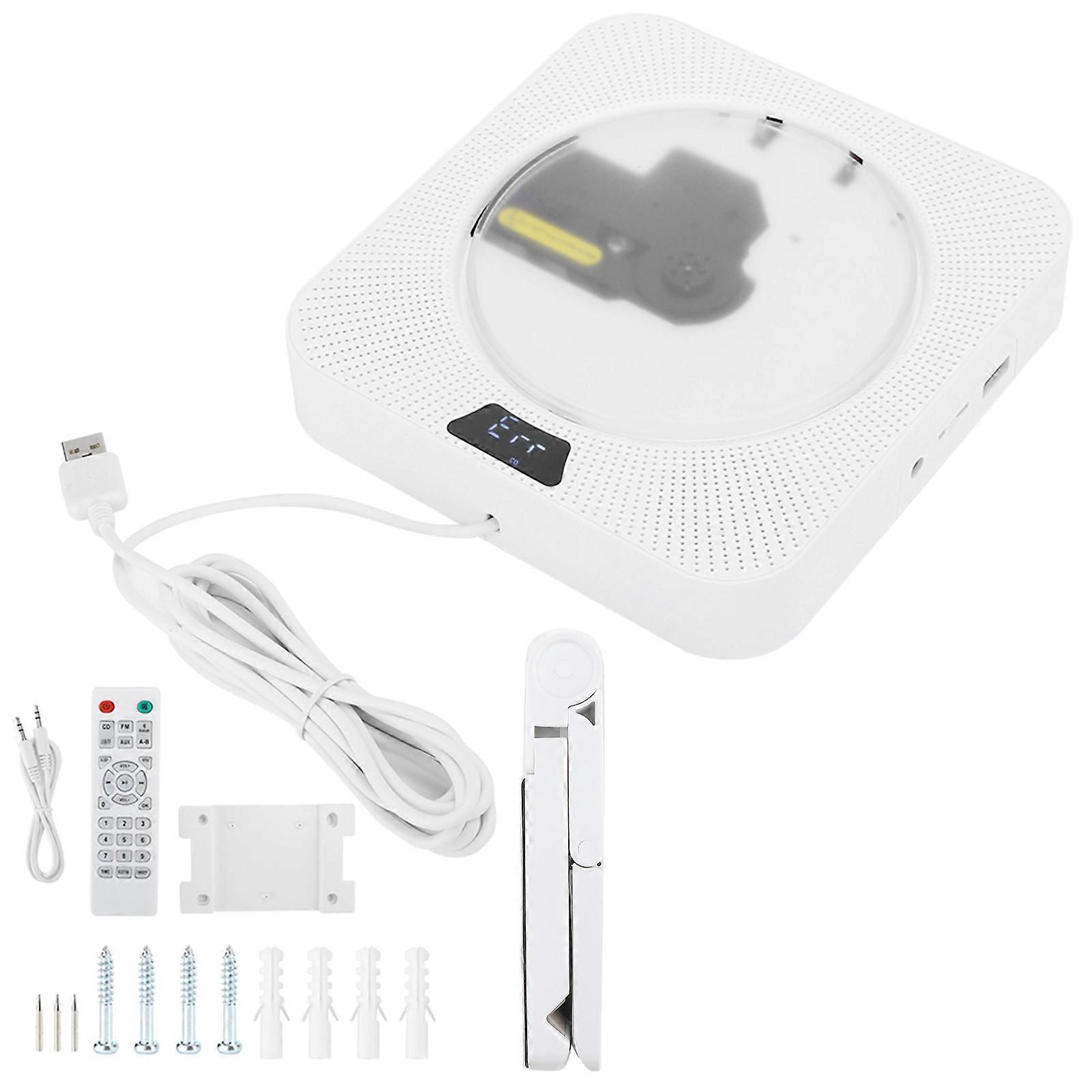 Q200 Portable Bluetooth Audio Cd Player Fetal Education Reread Wall Mount Device 110~220veu