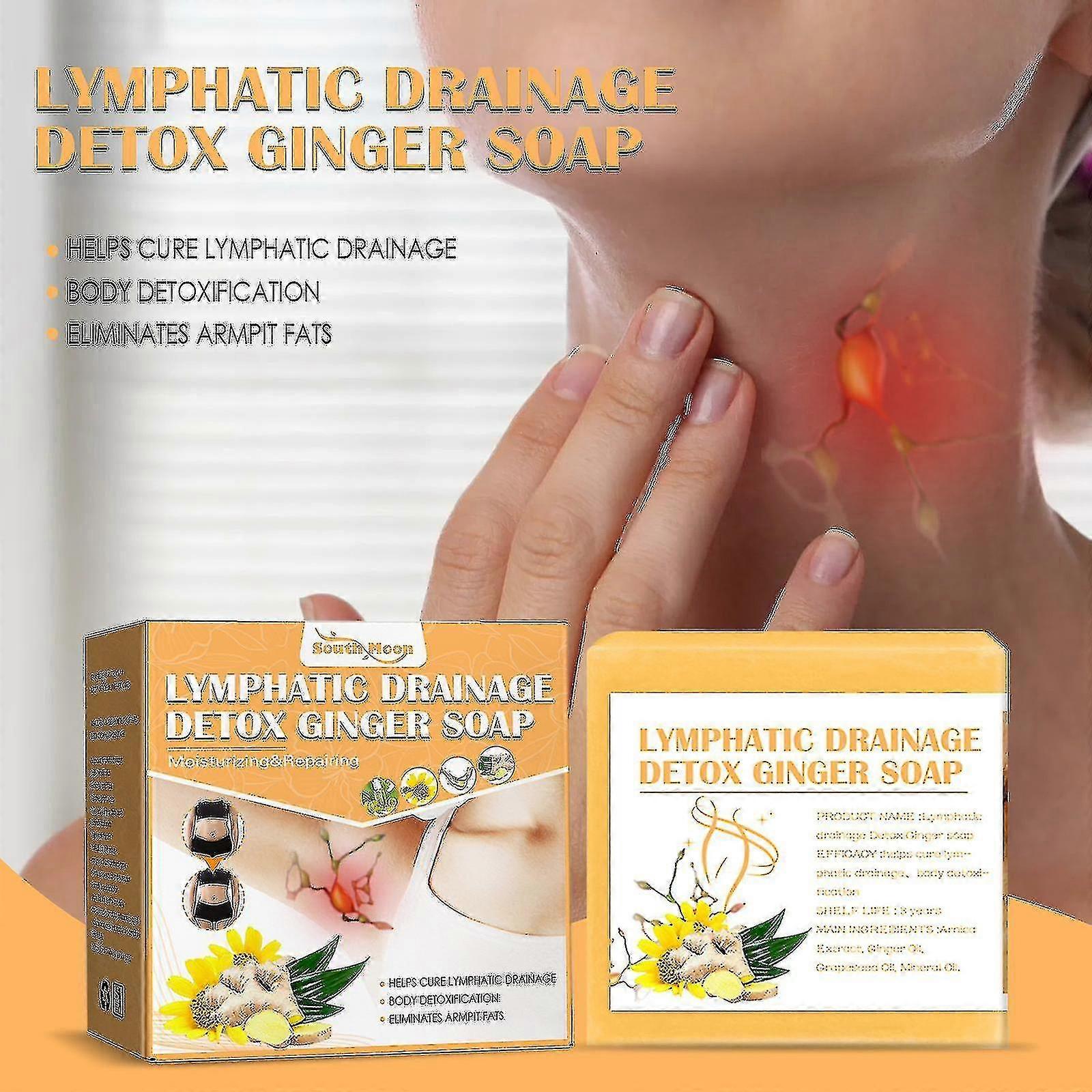 جنوب القمر الصابون اللمفاوي مهدئ الوريد العناية الصابون الجسم تحت الإبط الساقين العقدة تشتيت ميريديان التصريف الليمفاوية