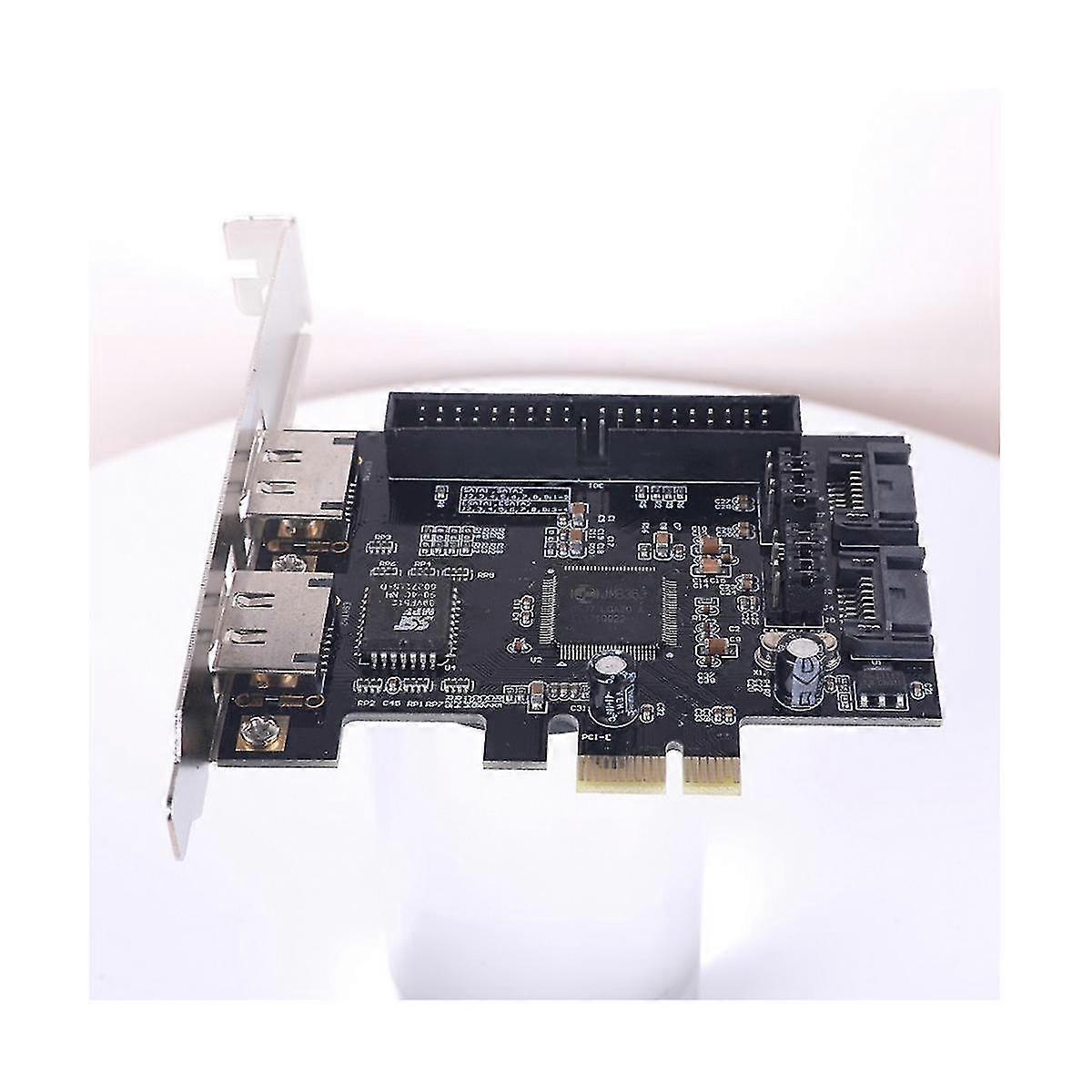 SATA IDE PCI E Adapterkarte PCI E zu SATA 2.0 + Ide Esata X2 Combo Adapter Konverter Raid Controlle