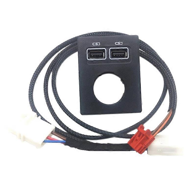 Car Rear Seats USB Socket Armerst USB Adapter for Superb III