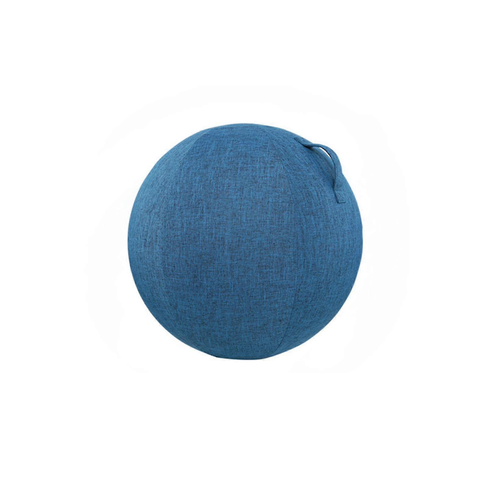 כיסוי כדור התעמלות עמיד בפני אבק נגד החלקה פשתן כותנה כיסוי כדור יוגה סרוג עדין מעשי לבית-איוואן