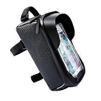 Bike Phone Front Frame Bag - Bolsa de bicicleta Impermeable Top Tube Cycling Phone Mount Pack Phone