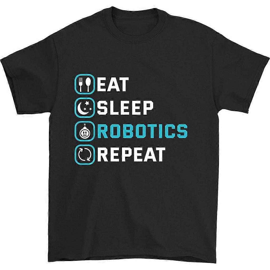 Eat Sleep Robotics Repeat T-shirt