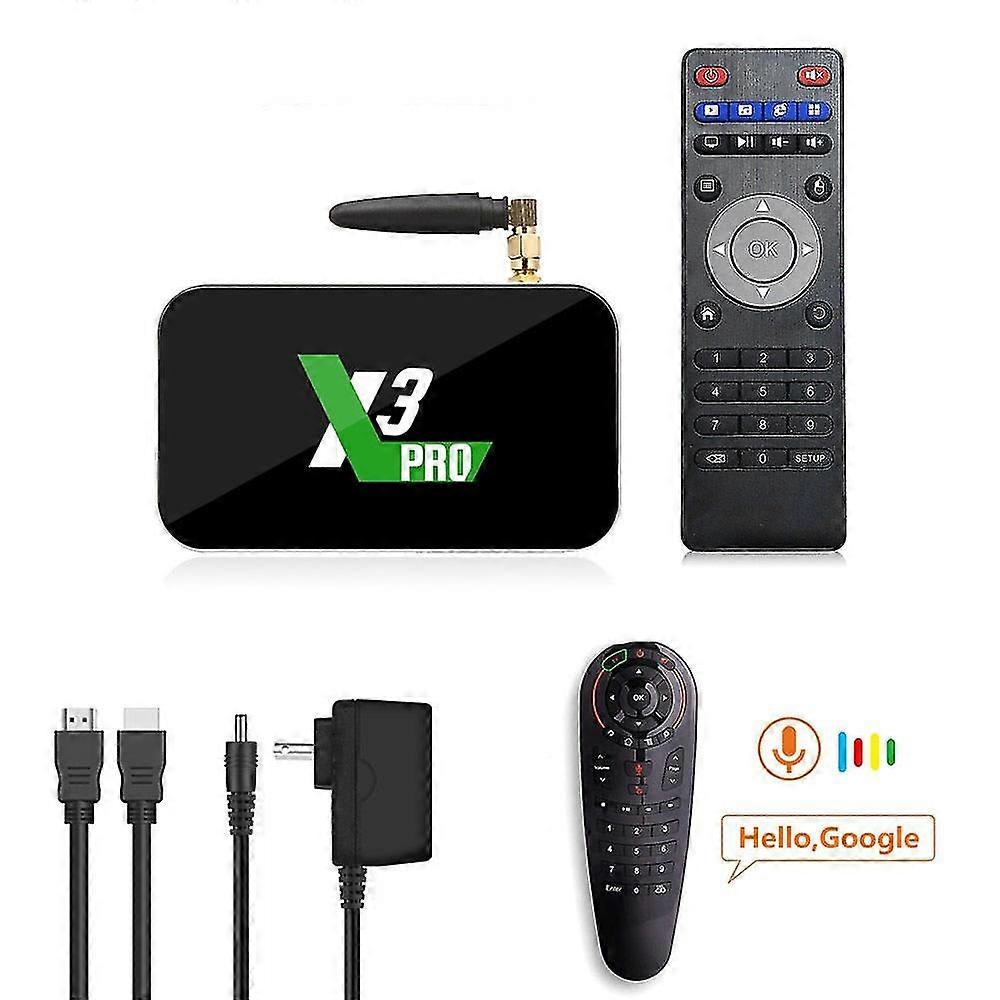 X3 pro 4gb ddr4 32gb tv box android 9.0 amlogic s905x3 tvbox x3 plus 64gb set top box wifi 1000m bt player x3 cube 2gb16g