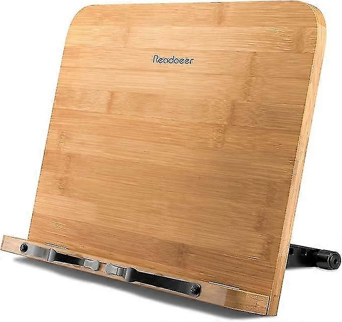 Portable Foldable Bamboo Cookbook and Desk Reading Rack