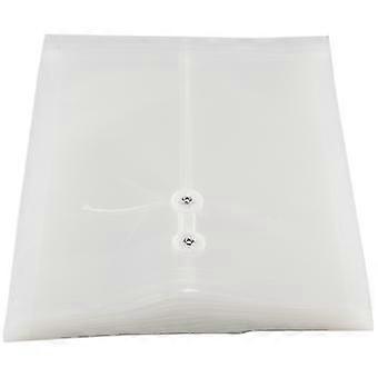 12 Pack Clear Plastic Envelopes Envelopes Expandable Files Document Folders With Button & String Ti