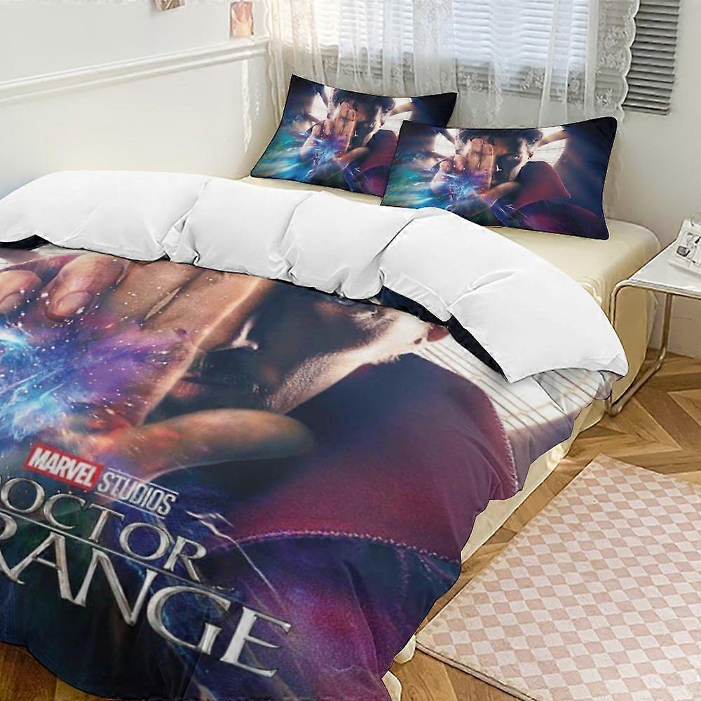 c363 Doctor Strange Doctor Strange Conjuntos de Edredom, Conjunto de Cama de 3 Peças Conjunto de Cama Macio e Quente com 1 Capa de Edredom e 2 Fronhas para Quarto Todos 