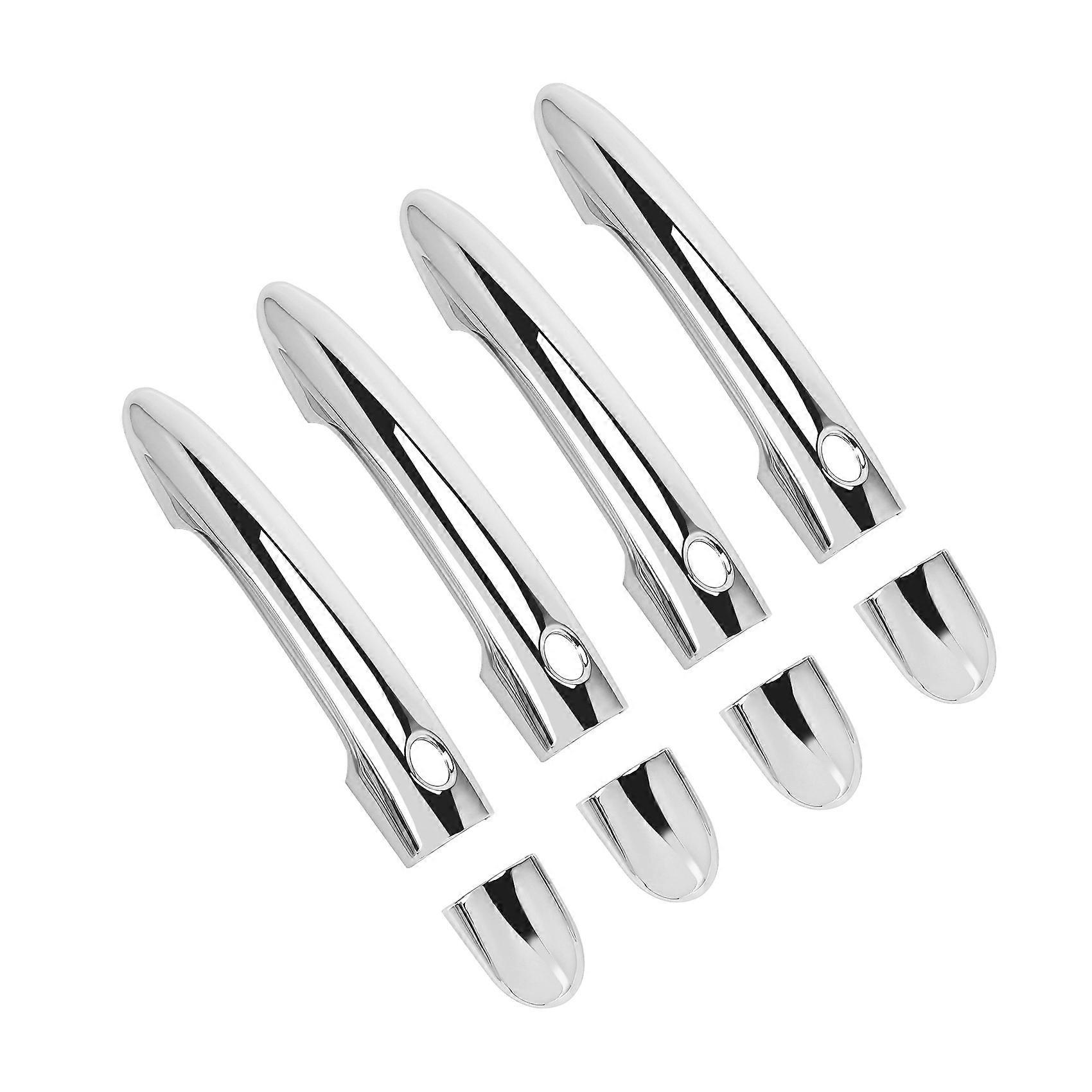 for Scenic 2 Ii 2003 2004 2005 2006 2007 2008 2009 Chrome Door Handle Catch Cover Trim Cap Auto Acc