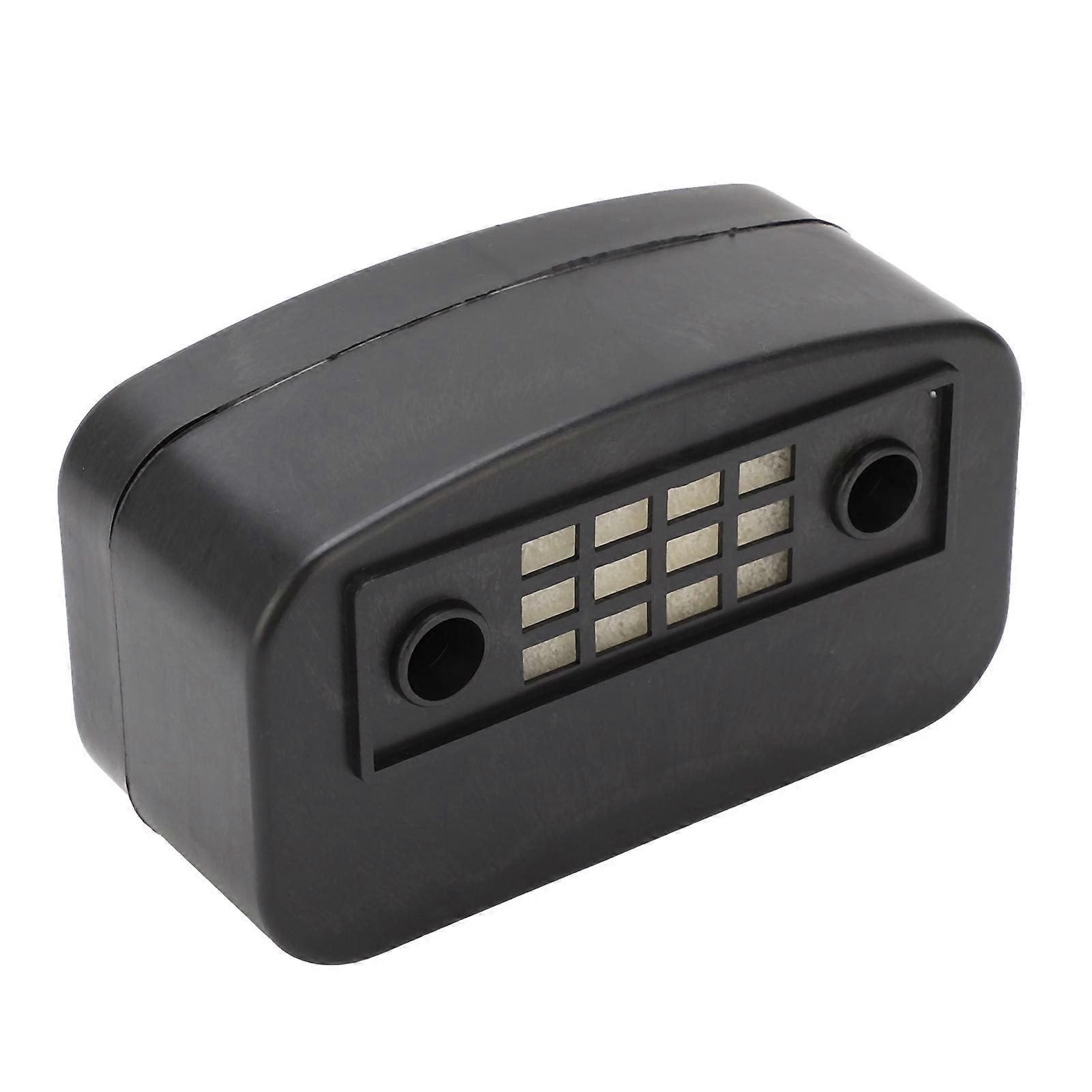 65mm Air Compressor Silencer Sound Noise Muffler Intake Pump Inlet Filter Plastic Shell Square Air Filter Silencer Sound Muffler