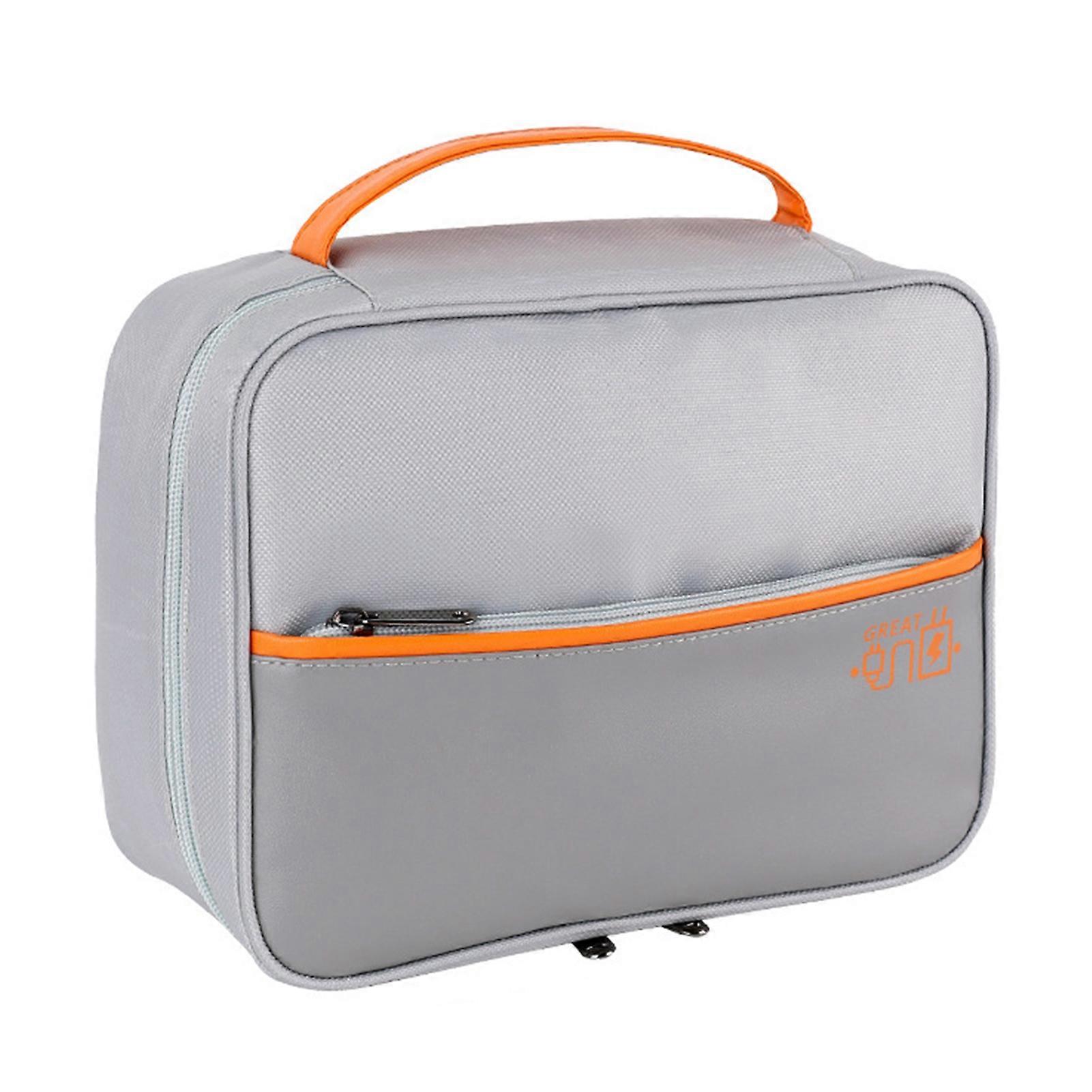 Large Capacity Cable Storage Bag with Handle Multi-Purpose Wear Resistant Cable Bag for Business Trip
