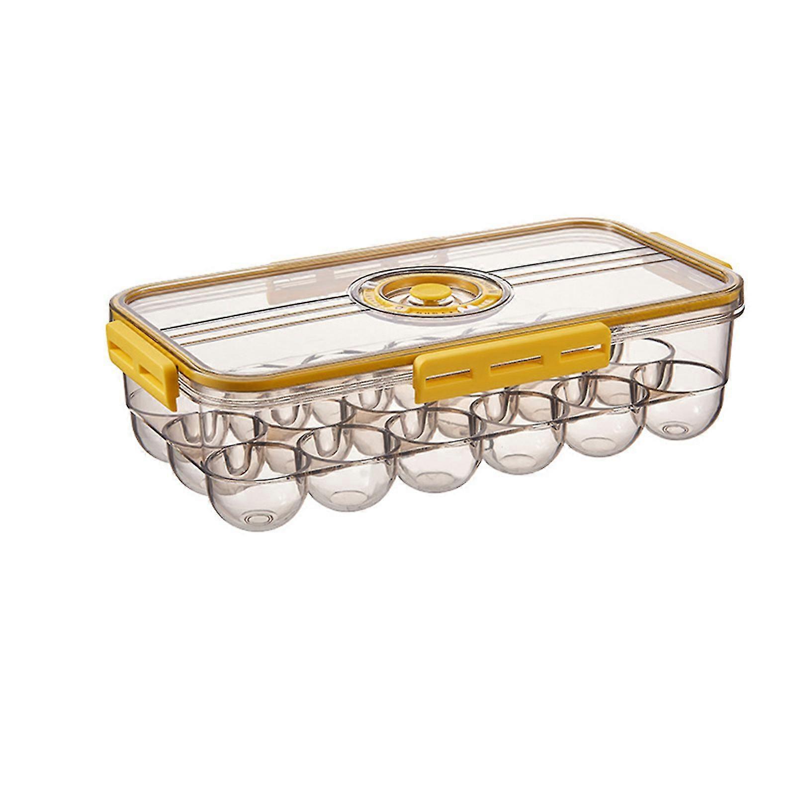 Sealed Transparent Storage Box with Timer Large Capacity Fruit Containers Box Kitchen Accessories