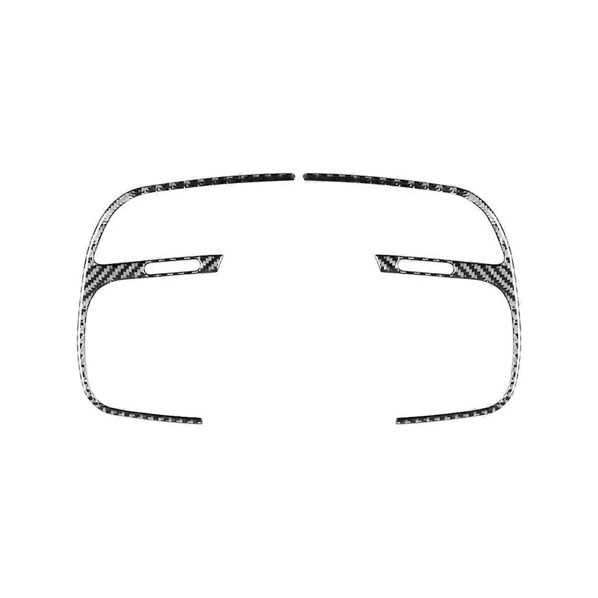 For S2000 2000-2009 Soft Carbon Fiber Side Dashboard Outlet Cover Trim Sticker Car Interior Accesso