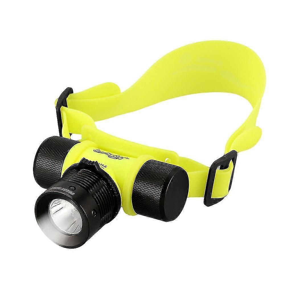 High Power 2 Modes Super Bright Diving Head Lamp Flashlight Torch For Swimming Camping Hiking