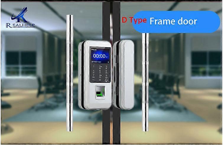 Fingerprint Lock Office Glass Door Single/Double Door Password Lock Card Remote Sensing Remote Control Electronic Access Control
