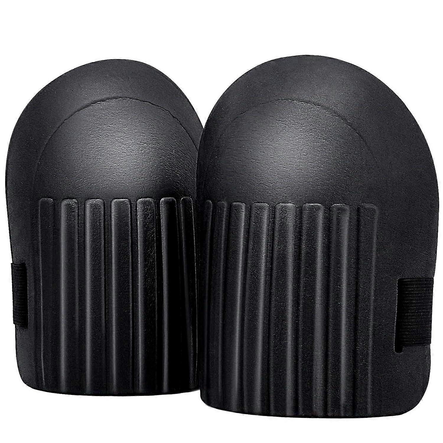 SBSG Gardening Knee Pads Black EVA Foam Garden Knee Pad for Women and Men-Anti-Slip Lightweight Waterproof Knee Protector with Adjustable Elastic Loop