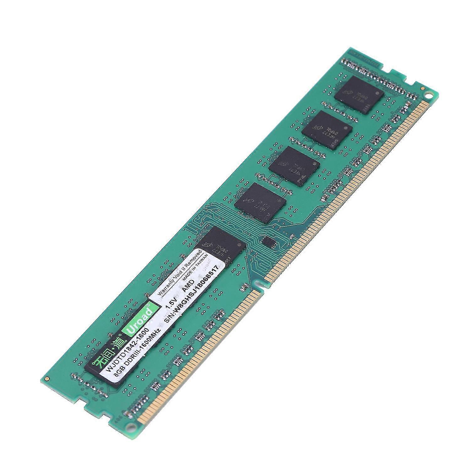 8GB DDR3 Ddr3i 1600MHz Ram Desktop Speicher DIMM Nur für AMD Computer PC (8GB)