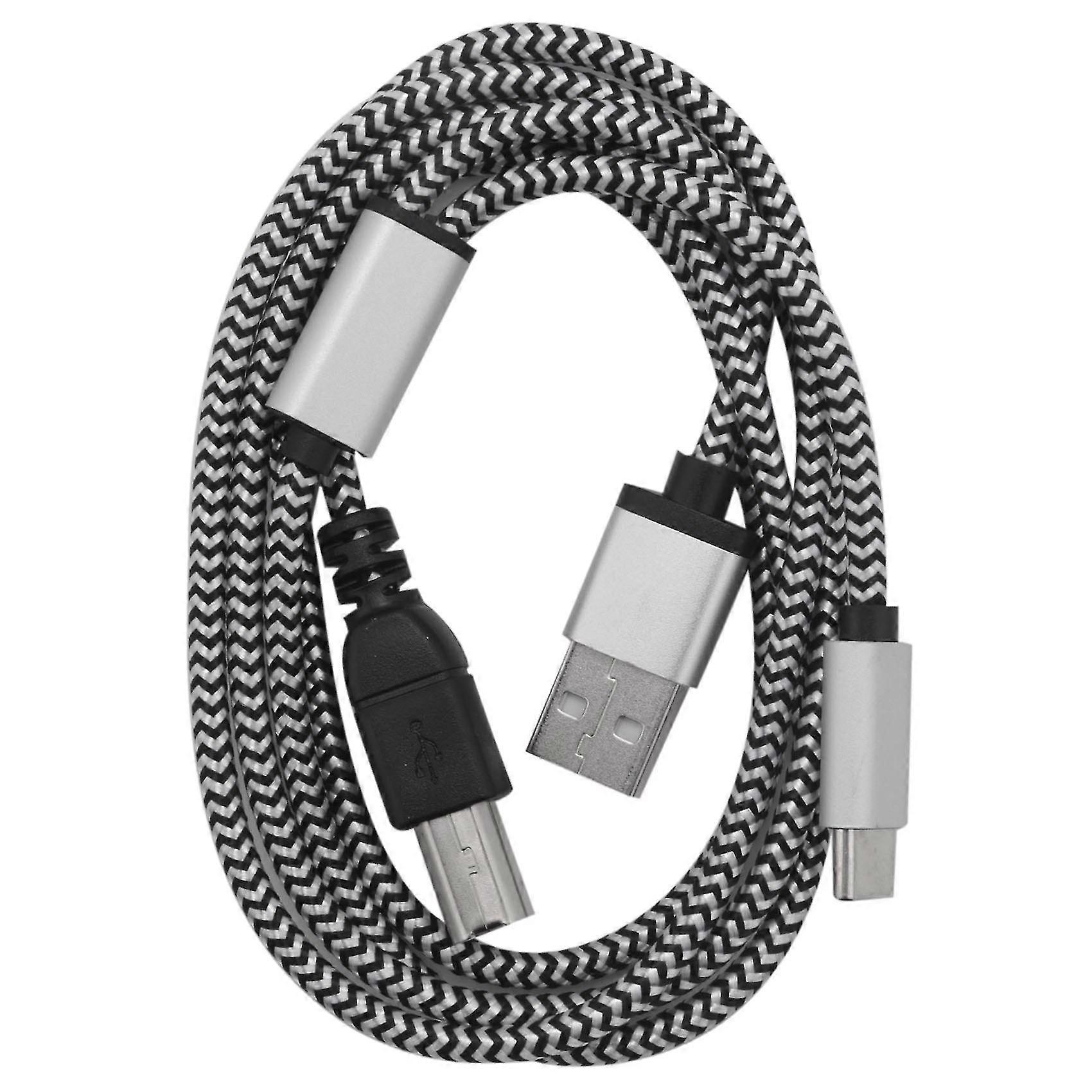 2 في 1 كابل طابعة USB 3.28ft / 1m مع كابل طابعة كابل USB C إلى Midi ، كابل USB Midi Usb C إلى U