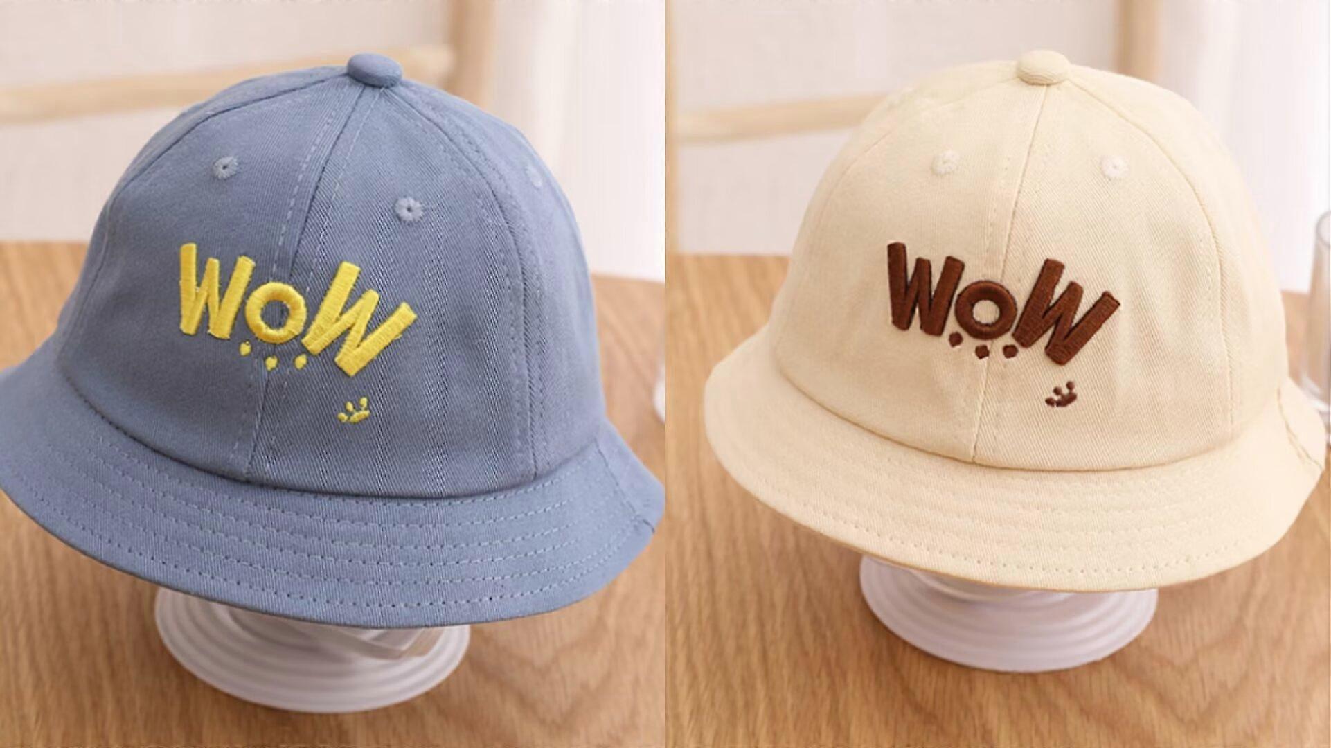 2pack Baby  Bucket Hat letter Sun Hat (Age: 1-2)