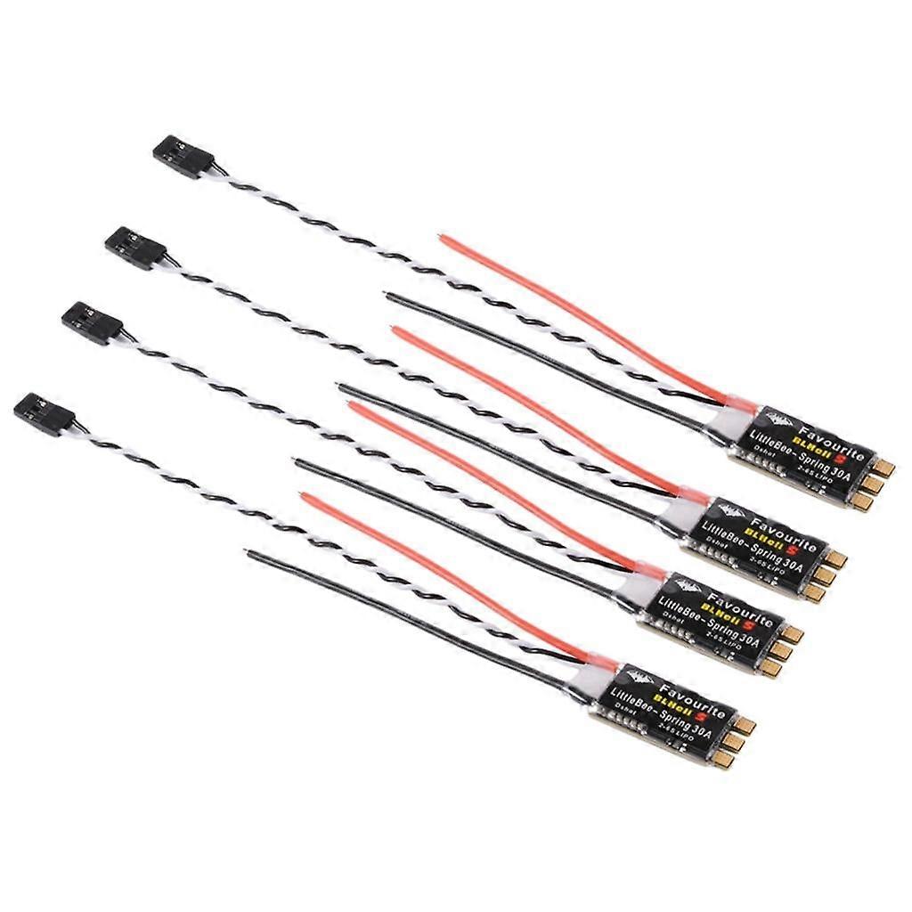 2-6S 30A ESC Brushless Motor Speed Controller ESC for Quadcopter Multicopter(4PCS)