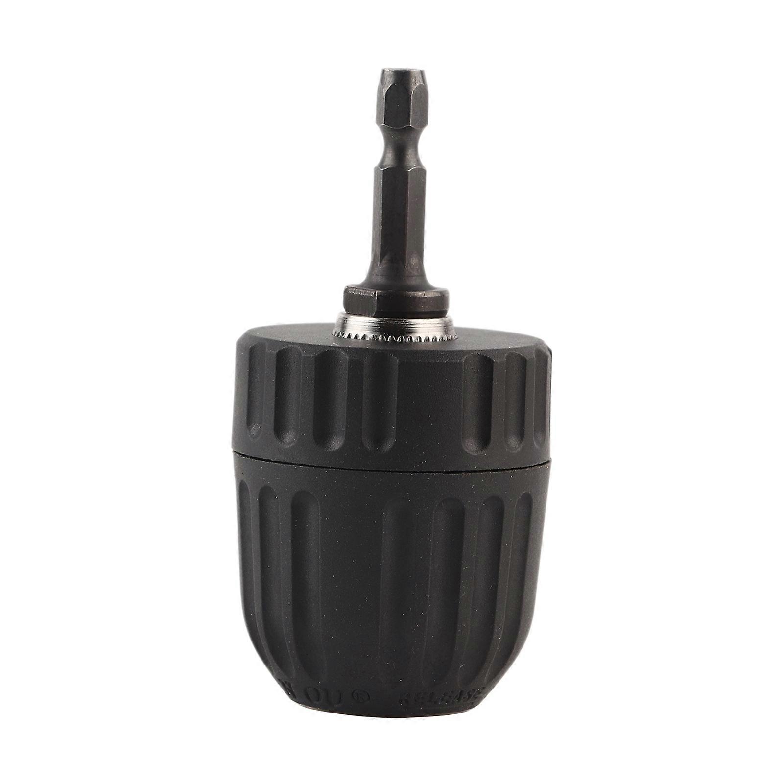 3/824UNF 0.810MM Keyless Drill Bit Chuck Clip w 1/4'' Hex Shank Rod Adapter W