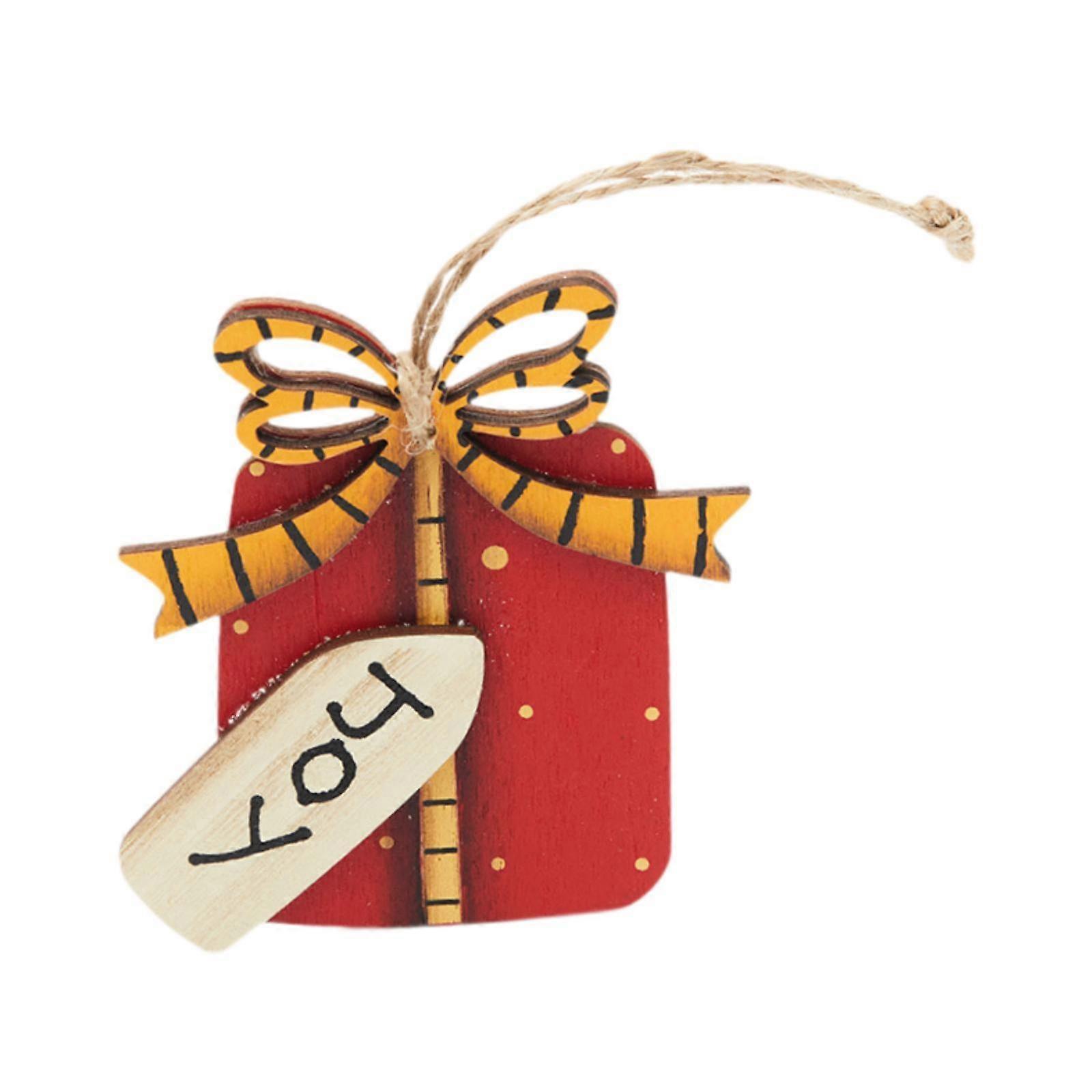 arbre de Noël suspendu pendentif ornements d’arbre de Noël pour fenêtre maison mur style A