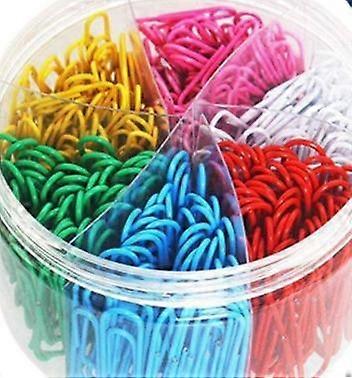 Durable and Rustproof Paper Clips - Multicolored - Great for Office and School