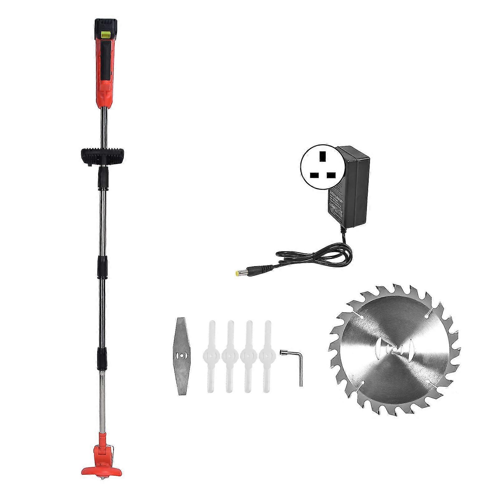 Electric Grass Trimmer Multifunction Retractable 650w Handheld Lawn Mower Kit Garden Accessory 2