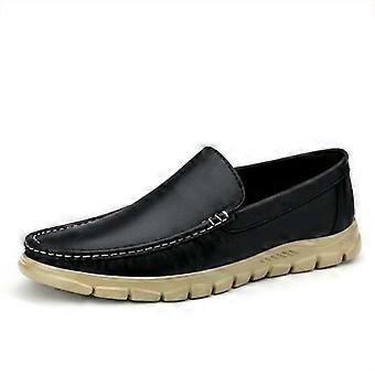 Men Outdoor Shoes Faux Leather Driving Moccasins Shoes Pump Slip On Loafers Flat