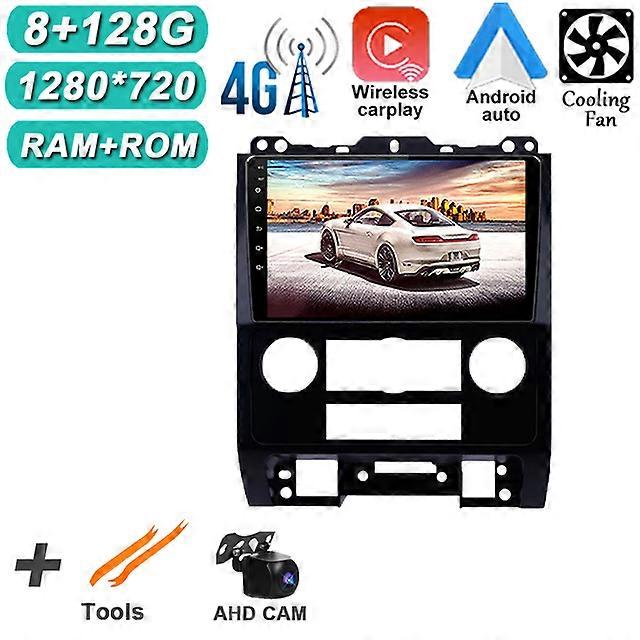 フォードエスケープ2007-2012 Carplay WIFIのタッチスクリーン自動車ラジオマルチメディアビデオプレーヤーナビゲーションGPS Android 12