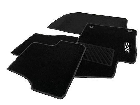 Custom Velvet Black Floor Mat for 208 I 2012-2019 4 pcs NEW