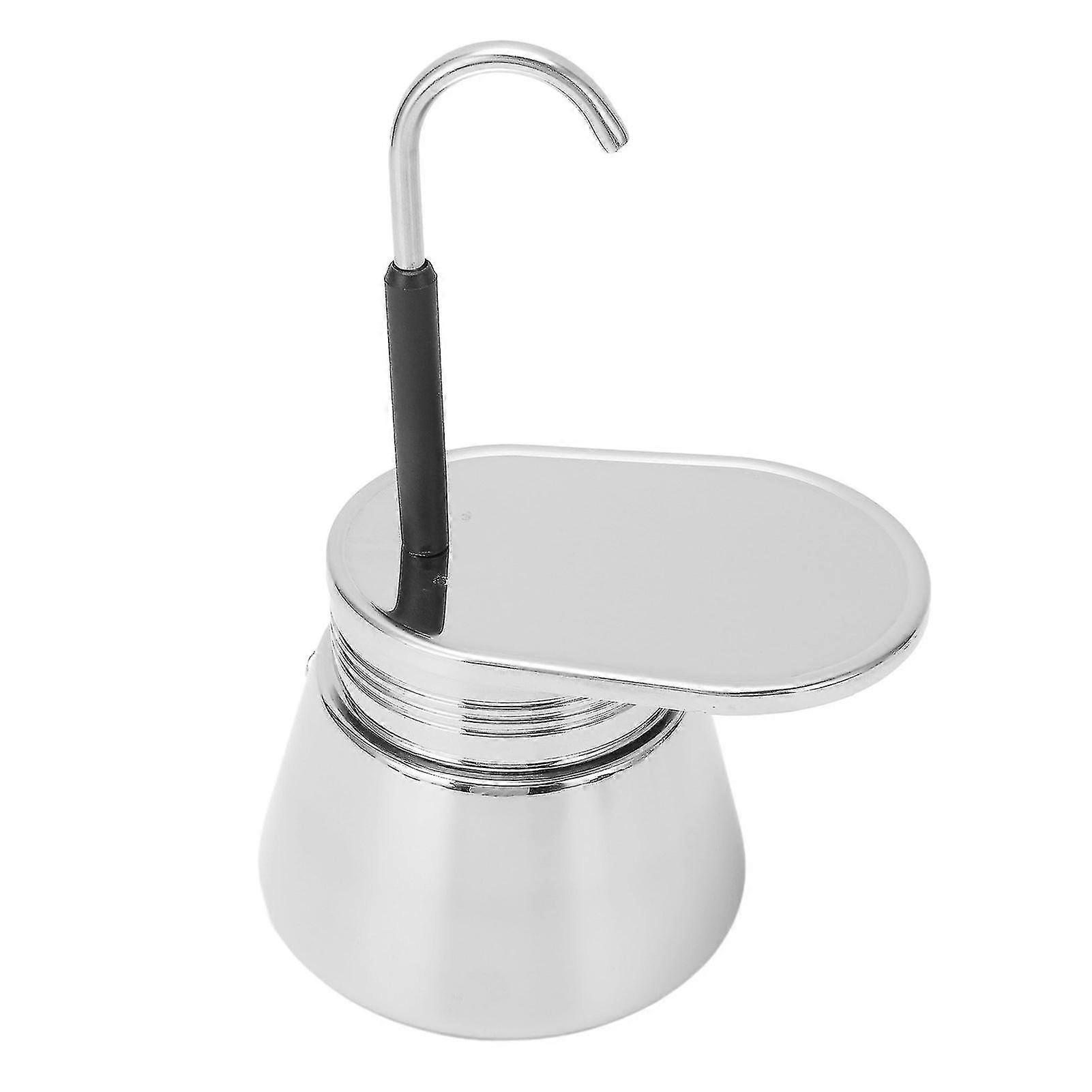 200ml Stainless Steel Hand Pour Mocha Pot - Classic Coffee Pot for Home Office