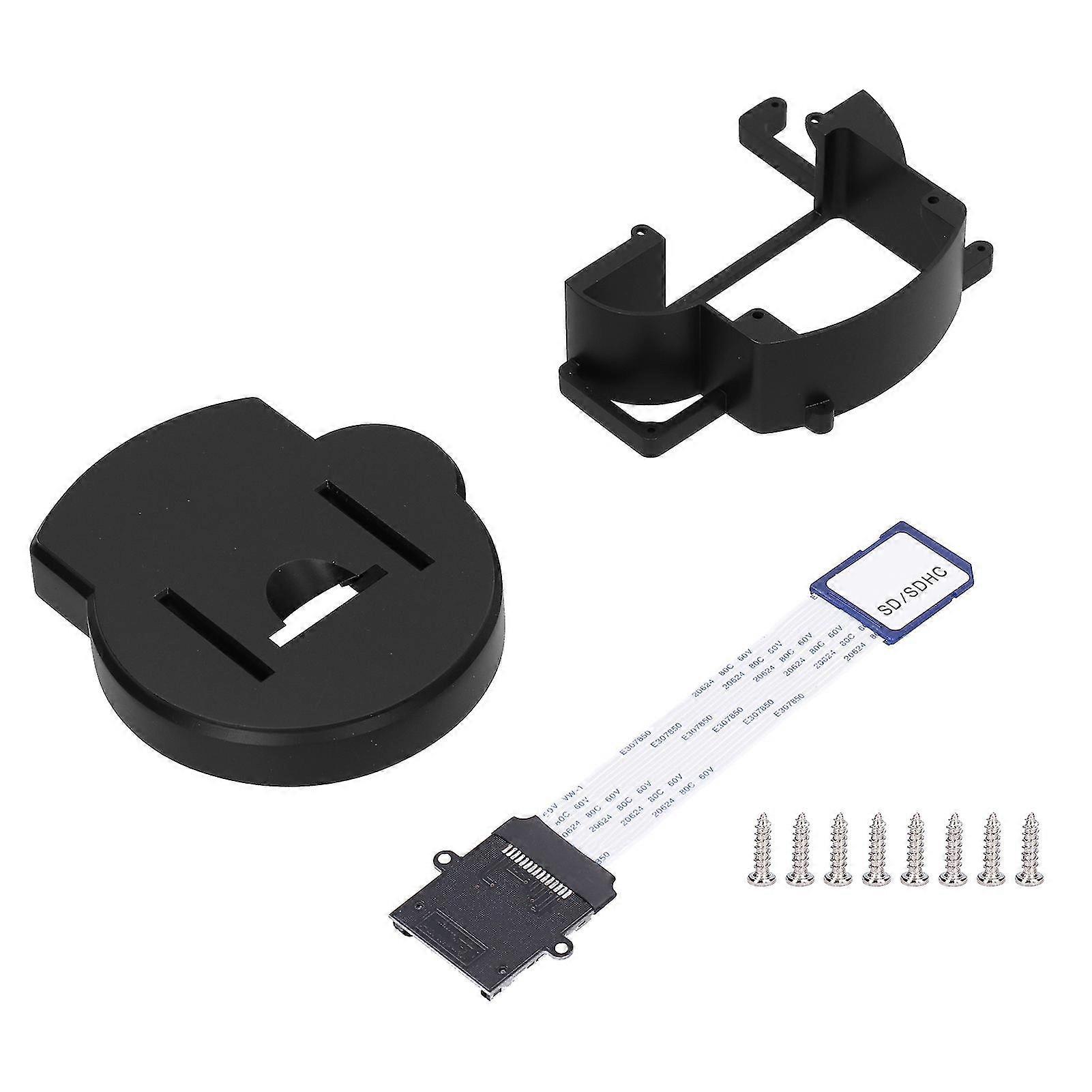 Portable Printing Installation Tray Kit for GameCube with 3D Printed Tray, Mount, Storage Card Extension Cable